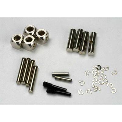 Traxxas U-Joints, Driveshaft Center (Metal Parts for 2 Drivesha