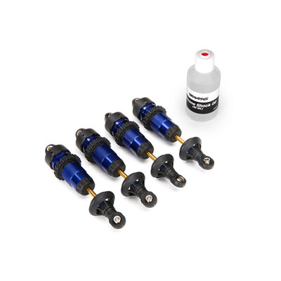 Traxxas Blue-Anodized Aluminium GTR Shocks (Fully Assembled w/o