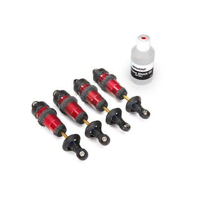 Traxxas Red-Anodized Aluminium GTR Shocks (Fully Assembled w/o