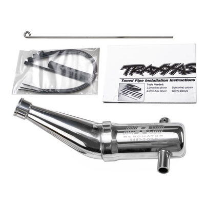 Traxxas Resonator Tuned Pipe, R.O.A.R. Legal (Dual-Chamber) (Ma