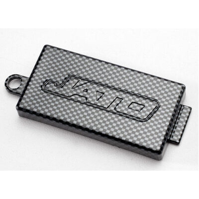 Traxxas Receiver Cover (Chassis Top Plate), Exo-Carbon Finish (