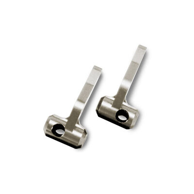 Traxxas 6061-T6 Aluminium Steering Blocks, (Titanium-Anodized)