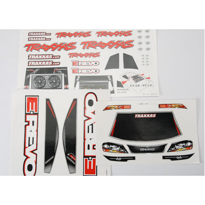 Traxxas Decal Sheets, E-Revo