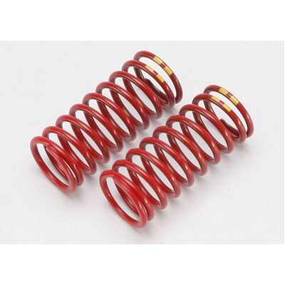 Traxxas Spring, Shock (Red) (Long) (GTR) (4.9 Rate Double Yello