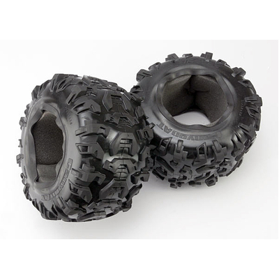 Traxxas Tires, Canyon AT 3.8" (2)/ Foam Inserts (2)