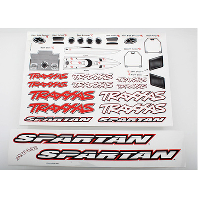 Traxxas Decal Sheet, Spartan