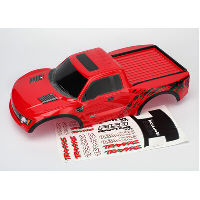 Traxxas Body, Ford Raptor, Red (Painted, Decals Applied)