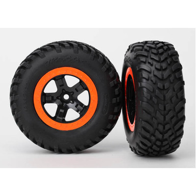 Traxxas Tire & Wheel Assembled, Glued (2WD Front)