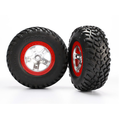 Traxxas Tire & Wheel Assembled, Glued (4WD F/R, 2WD Rear)