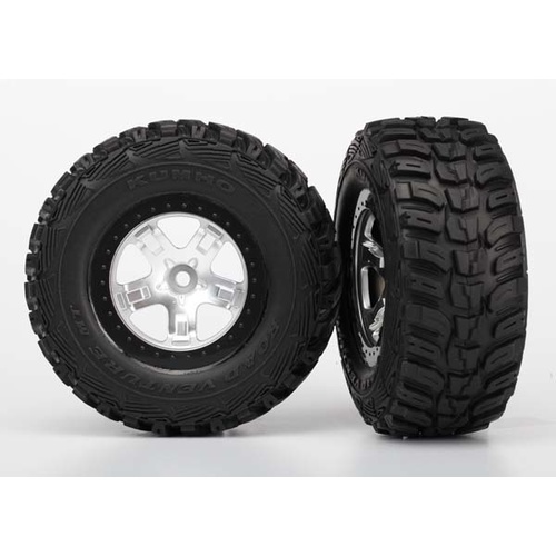 Traxxas Tire & Wheel Assembled, Glued (4WD F/R, 2WD Rear)