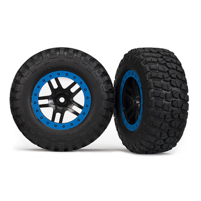 Traxxas Tire & Wheel Assembled, Glued (4WD F/R, 2WD Rear)