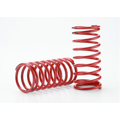 Traxxas Spring, Shock (Red) (GTR) (2.0 Rate Double Black Stripe