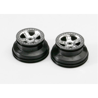 Traxxas Wheels, SCT Satin Chrome (2)