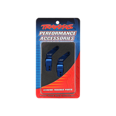 Traxxas Axle Carriers, Rear, 6061-T6 Aluminium Blue Anodized Le