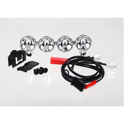 Traxxas LED Lightbar (Chrome. 4 Clear Lights)
