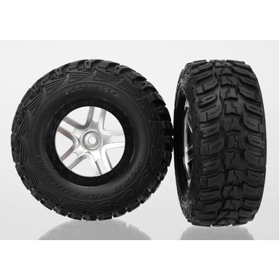Traxxas Tire & Wheel Assembled, Glued (4WD F/R, 2WD Rear)