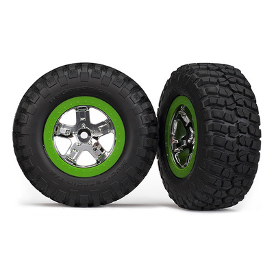 Traxxas Tire & Wheel Assembled, Glued (4WD F/R, 2WD Rear)