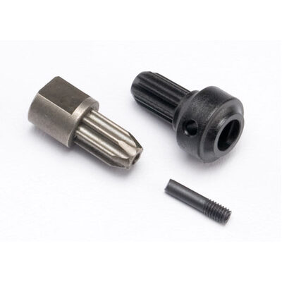 Traxxas Drive Hub, Center, Rear (1)/ Front (1)/ Screw Pin