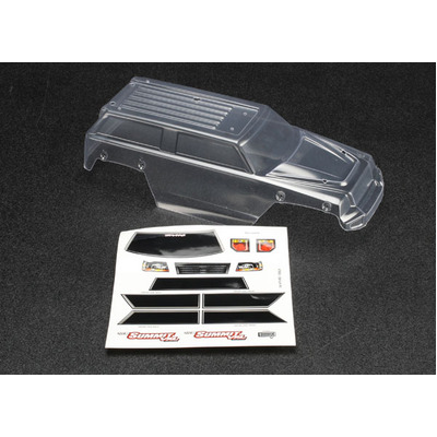 Traxxas Body, 1/16 Summit (Clear, Requires Painting)
