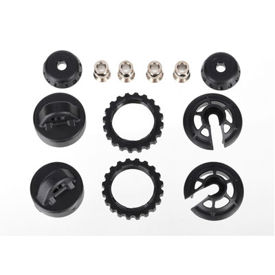 Traxxas Caps & Spring Retainers, GTR Long/XX-Long Shock