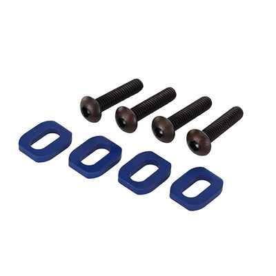 Traxxas Washers, Motor Mount, Aluminium (Blue-Anodized) (4)