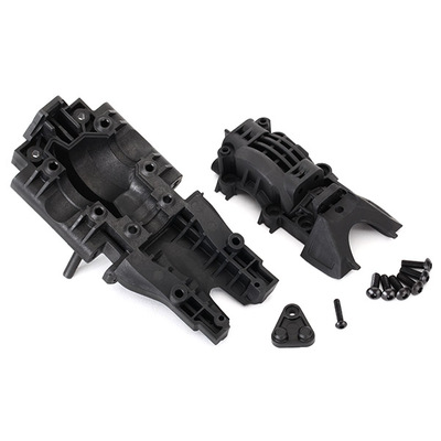 TRAXXAS Bulkhead, rear (upper and lower)/ 4x12mm BCS (6) (requires #8622 chassis)