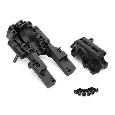 TRAXXAS Bulkhead, front (upper and lower)/ 4x12mm BCS (6) (requires #8622 chassis)
