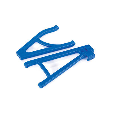 TRAXXAS Suspension arms, blue, rear (left), heavy duty, adjustable wheelbase (upper (1)/ lower (1))