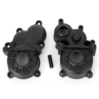 TRAXXAS Gearbox halves (front & rear)/ idler gear shaft