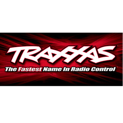 Traxxas Racing Banner, Red & Black (3x7 Feet)