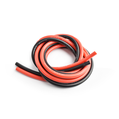  Silicone wire 10AWG 0.06 with 1m red and 1m black