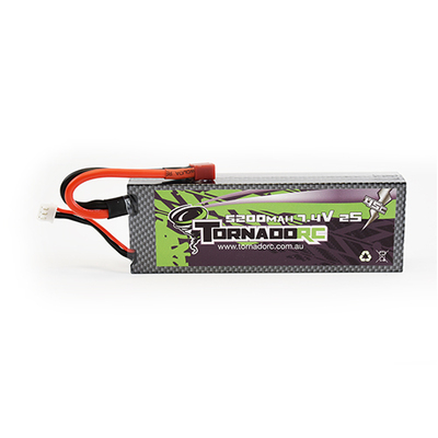 Tornado RC 5200mah 7.4v 45C Hard Case Lipo w/ Deans