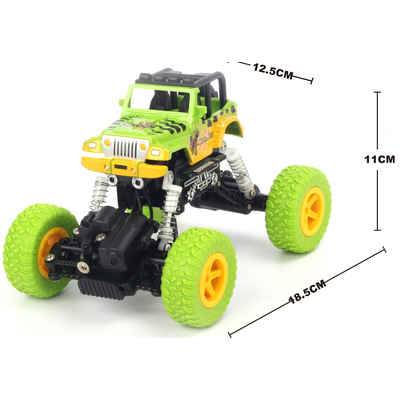 1:22 4WD graffito Jeep climber Green 