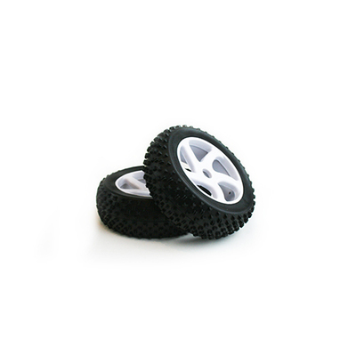 TORNADO RC 1/8 BUGGY TYRES 1 PAIR PRE GLUED