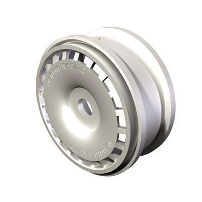 Venom Rally 1/8 Off Road Wheels-Wht 2Pcs