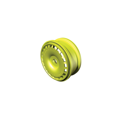 Venom 1/8 Buggy Off Road Wheels Yellow (2)