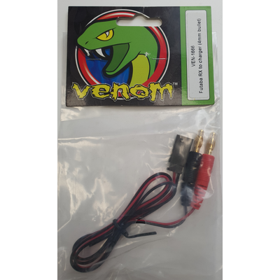 Futaba RX Charge Lead (4mm Bullet)