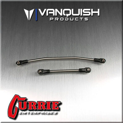 Vanquish Currie/SCX 8 Degree Titanium Tie Rod/Drag Link