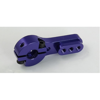 Aluminium Short Servo Arm 36mm purp/blue