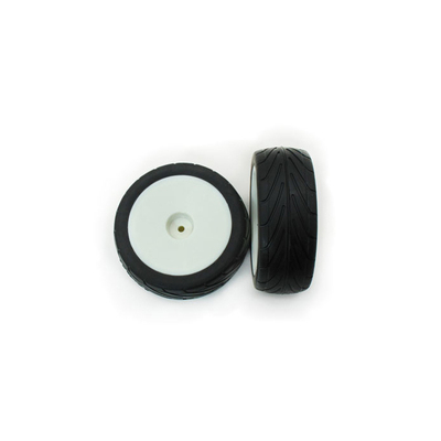 1/10 RALLY DISH TIRE SET FRONT - VSKT644054W-F