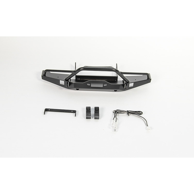 Solid Front Bumper for Axial SCX10 II XJ (Black)