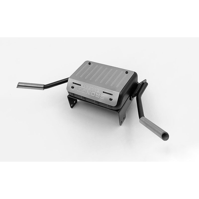 Fuel Tank W/Dual Exhaust for Traxxas TRX-4 '79 Bronco Ranger XLT
