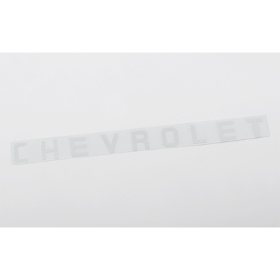 Rear Metal Logo for Axial SCX10 II 1969 Chevrolet Blazer (White)