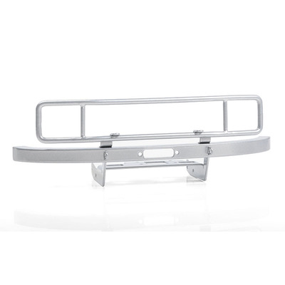 Ranch Steel Front Winch Bumper w/ IPF Lights for Axial 1/10 SCX10 II UMG10 (Silver)