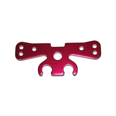 GV XV162U1RE FRONT UPPER SUSPENSION PLATE -6061 3MM /RED