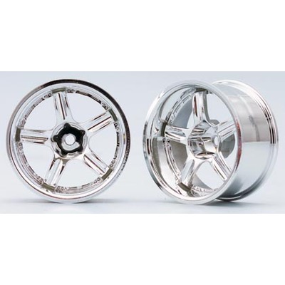 Yokomo Rays Volk Racing GT-C Silver 12mm Offset