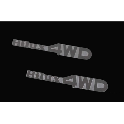1/10 Hilux 4WD Emblem Set for Mojave and Hilux Body