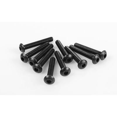 Steel Button Head Cap Screws M4 X 25mm (10)