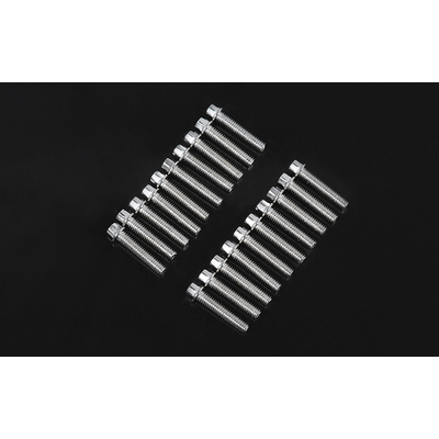 RC4WD Miniature Scale Hex Bolts (M2.5 X 12mm) (Silver)