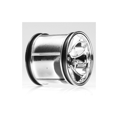 Team Losi Wheels, Magneto, Chrome (2)
